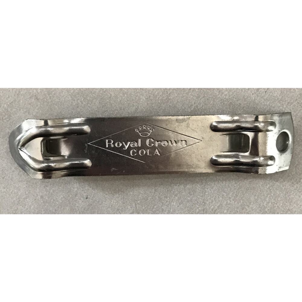 Vintage Chrome Mid Century 50s Ekco Royal Crown Cola Bottle Opener